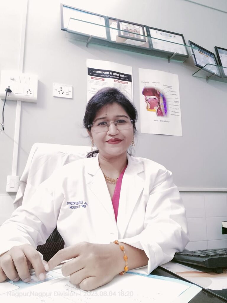 Dr. Zainab Fidvi – Best ENT Specialist in Nagpur at Healing Hands Hospital